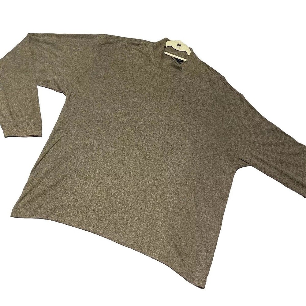 Van Heusen Studio Mock Turtleneck Ribbed Knit 2XL Sweater Mens Size XXL Shirt